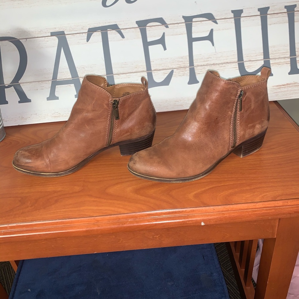 Lucky Brand Leather Booties